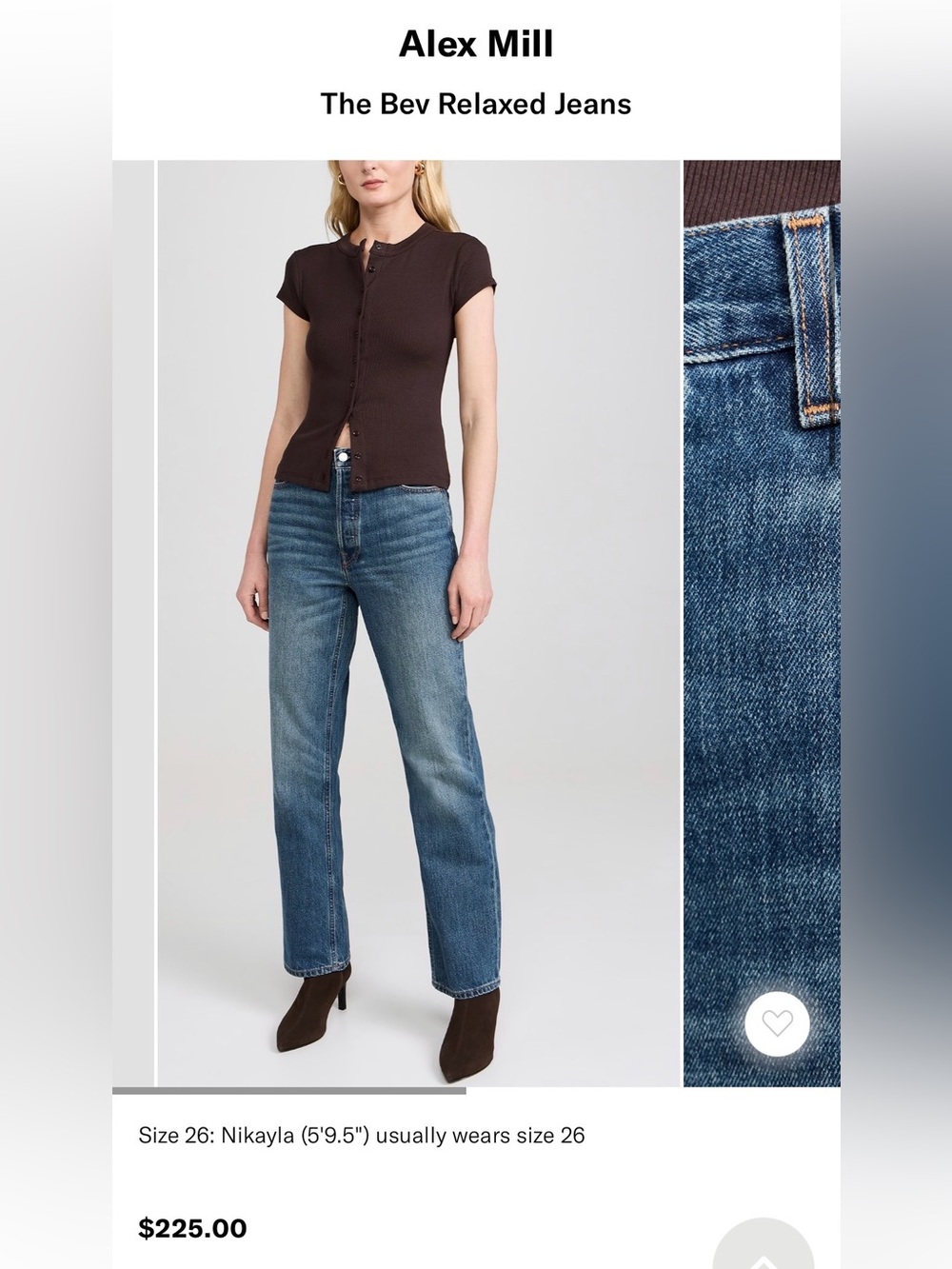 Alex Mill The Bev Relaxed Jeans
